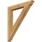 Ekena Millwork Traditional Traditional Rough Sawn Bracket, Western Red Cedar, 4"W x 32"D x 36"H BKT04X32X36TRA01RWR - alternate 1